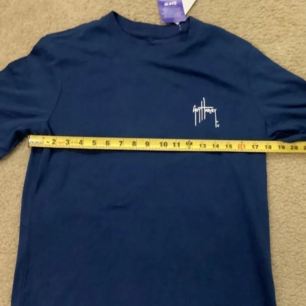 NWT Guy Harvey Men’s Small Fish Graphic Short Sleeve Tee Shirt - Picture 6 of 8